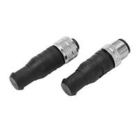 pour NMEA2000 Terminator, 2Pcs/Set IP67 Waterproof 5Pin Backbone Cable Terminator ABS+Metal M12 Thread Wearproof for Lowrance Networks