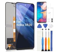 pour Nokia XR20 TA-1368 LCD Affichage, pour Nokia XR20 TA-1362 LCD Écran Tactile Digitazer Assemblée Remplacement avec Réparation Kit(6,67", Noir)