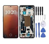 pour Nothing Phone 3a Pro A059P écran LCD d'origine numériseur Assemblage Complet avec Cadre (Noir) Réparation