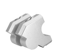 pour NT1100 pour NT 1100 2022 2023-28 Mm Pince Rehausse Guidon Adaptateur Rallonge Guidon Support Accessoires Moto Pontets De Guidon De Moto(Black)