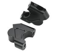 pour NX400 pour NX500 2023 2024 pour NX 400 pour NX 500 Adaptateur Serrage Rehausseur Guidon Support Levage Hauteur Guidon Pontets De Guidon De Moto(Black)