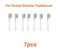 Pour Oclean 7 Pièces Têtes De Rechange Têtes De Brosse Débit/X/X Pro/ Z1/ F1/ One/ Air 2 /Se Doux Dupont Sonique Brosse À Dents Poils Sous Vide.7Pcs Grey