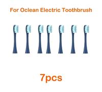 Pour Oclean 7 Pièces Têtes De Rechange Têtes De Brosse Débit/X/X Pro/ Z1/ F1/ One/ Air 2 /Se Doux Dupont Sonique Brosse À Dents Poils Sous Vide.7Pcs Dark Blue