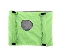 pour Oiseau, pour Le nid Chaud, lit Peluche Thermique lit Suspendu, hamac à Double Couche, pour Le Froid Hiver (Vert)