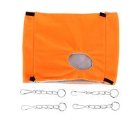 pour Oiseau, pour Le nid Chaud, lit Peluche Thermique lit Suspendu, hamac à Double Couche, pour Le Froid Hiver (Orange)