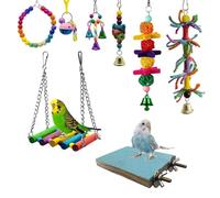 pour oiseaux | 8 pièces Fournitures d'entraînement Conure | Perchoir Debout Pour Petits Perroquets, Pour Ara Aratinga Perruches Agapornes Africain Gris Oiseaux Asiles Animaleries