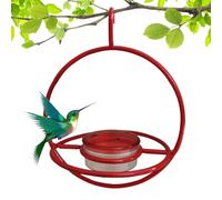 Pour oiseaux - Avec perchoir et bol léger | Crochet extérieur pour oiseaux | Pour écureuils, charbons, pinsons sur fenêtre, jardin, patio, balcon, ferme