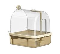 pour oiseaux - Baignoires suspendues en cage | Douche perroquet Bubs | Canary Budgerigar Parrots | Cockatiel Lovebird Parakeet Baths | Bathtub 2 Modes Chew Proof Aviary For Travel