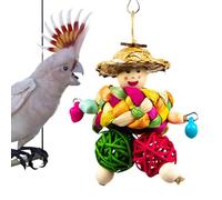 pour Oiseaux pour Conures, jou TS pour Conures | Accessoires de meulage de Bec Multicolores, jouts à mâcher pour perroquets Gris d'Afrique, boîtes à cacatoès pour Cages de Petite et Moyenne ta