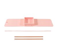 Pour oiseaux sauvages - Plateau en silicone avec perchoirs en bois et sangle réglable - Plateau d'alimentation pour oiseaux d'extérieur, pour observer depuis la fenêtre, décoration de jardin et