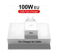 Pour Oneplus 100W SuperVOOC Chargeur Rapide De Charge Plug US UE Adaptateur USB à Type C Câble Pour Oneplus 13r 12 11 10 13 Pro-EU Charger no Cable