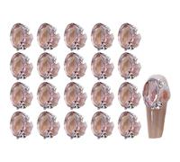 Pour Ongles En Forme De Fleur Breloques Claires Gemmes En Multiformes Décorations Nail Art Pour Mariage 4 Paquets