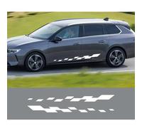 pour Opel Astra HKJG Corsa Ed OPC 2 pièces Autocollants créatifs pour Jupes latérales de Voiture, Autocollants en Film Vinyle, Accessoires de décoration de Voiture