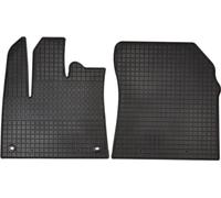 pour Opel Combo E Life à partir de 09/2018 Tapis en caoutchouc PETEX ajustés à l'arrière, en 2 parties, noirs, tous temps Tapis en caoutchouc