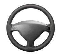 pour Opel pour Astra G H pour Opel pour Zafira A Noir Couverture Volant Voiture Pièces Automobiles Housse Volant Voiture(Gray Thread)