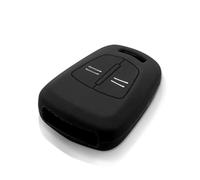 pour Opel pour Astra H pour Zafira B 2005-2009 pour Corsa D 2007-2009 Coque De Clé De Voiture en Silicone 2 Boutons(Black)