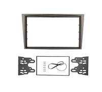 pour Opel pour Astra pour Antara pour Corsa pour Zafira D'installation Tableau Bord 2 Double DIN Radio Stéréo Panneau Garniture CFCKHPTHAZ(Argent)