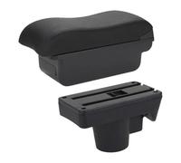 Pour Opel Pour Astra Pour H 2006-2011 Accoudoir Voiture Boîte Rangement À Surface Incurvée Installation Simple Dédiée Coussin D'accoudoir Voiture(C2 Black Line No Usb)