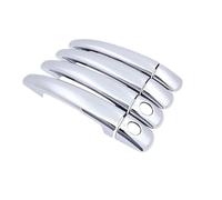 pour Opel pour Combo 2021 Couvercle Poignée Porte Voiture Protection Poignée Porte Extérieure Garniture Couverture Accessoires Décoration Voiture(2 Trous 4 pièces Argent)