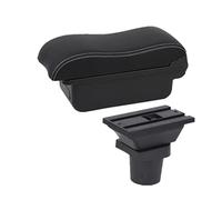 Pour Opel Pour Corsa F 2020 2021 2022 Accoudoir Boîte Voiture Accoudoir Central Boîte De Rangement Avec USB Intérieur Voiture Accessoires(A white line No USB)