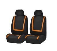 Pour OPEL Pour Corsa Pour Adam Pour Insignia Pour Zafira Housses De Sièges Auto En Tissu Pièces Détachées Pour Coussins Housses de siège voiture(4Pcs Orange)