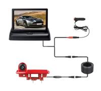 pour Opel pour Vivaro 2014 Vision Nocturne Caméra Recul avec Éclairage des Feux Arrière Et Écran D'affichage Voiture 43 Pouces Caméras De Recul Voiture(Foldingdisplay Camera a)