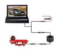 pour Opel pour Vivaro 2014 Vision Nocturne Caméra Recul avec Éclairage des Feux Arrière Et Écran D'affichage Voiture 43 Pouces Caméras De Recul Voiture(Foldingdisplay Camera)