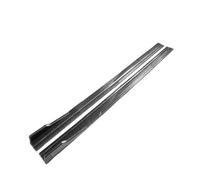 pour Opel pour Zafira B pour Astra H pour Corsa D pour Insignia Jupe Latérale Voiture Aileron Séparateurs Lèvre Spoiler Latéral 2M/2.18M Jupe Latérale(Carbonfiber 2m)