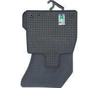 pour Opel Zafira C à partir de 01/2012-08/2019 Tapis en caoutchouc PETEX ajustés, 4 pièces, noir Tapis tous temps Tapis en caoutchouc
