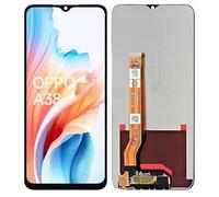 Pour OPPO A38 Écran LCD pour OPPO A38 Écran de remplacement pour OPPO A38 CPH2579 Digitizer Kit de réparation d'écran tactile (noir, sans cadre)