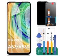 pour Oppo A53 4G Écran de Remplacement pour Oppo A53S 4G Écran LCD pour Oppo A32 Assemblage du numériseur pour Oppo A33 2020 Écran Tactile Kits de réparation (Noir, sans Lunette)