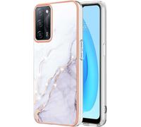 Pour Oppo A55 5g / A53s 5g / A54 4g / A54s 4g / A16 4g Housse De Téléphone Anti-Chute,Etui De Protection 2 En 1 Tpu+Pc Panel Pour Téléphone Portable Gold