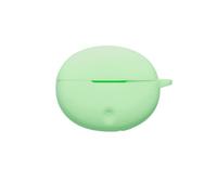 pour Oppo Enco Air5 Pro Étui de Protection Portable en Silicone Antichoc, Antidérapant et Résistant Aux Chocs, Étui Souple pour Écouteurs Enco Air5 Pro avec Boucle. (Vert Clair)