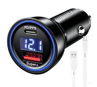 pour Oppo OnePlus Realme LED Kit Chargeur Voiture Supervooc avec câble 1,5m
