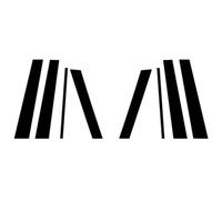 pour Outback 2010-2014, Moulure de Montant Central de Porte latérale B/C, Autocollant Anti-Rayures, Accessoires