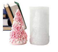 pour - Outil artisanal en silicone pour arbre de rose 3D, forme décorative réutilisable antiadhésif Design festif | Diffuseur de parfum pour modeler la pierre,