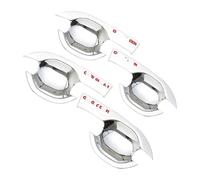 Pour Outlander 2013-2017 Garniture Voiture Moulage Clé Intelligente Couvercle Poignée Porte Chromé/garniture Bol Autocollant Poignée Porte Extérieure(M13)