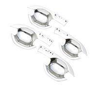 Pour Outlander 2013-2017 Garniture Voiture Moulage Clé Intelligente Couvercle Poignée Porte Chromé/garniture Bol Autocollant Poignée Porte Extérieure(S19)