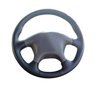 Pour Pajero Pour Old Pour Pajero Pour Sport Housse Volant Voiture Cuir Tressé Couvre Volant Voiture(GRAY)