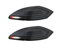 pour Panamera 970 2010-2013 Ensemble De Feux Arrière LED Feux Freinage Clignotants Recul Feu Antibrouillard Pare-Chocs Arrière(2PCS Smoke)