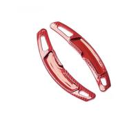 Pour Panamera Pour Macan Pour Cayenne Pour Carrera 911 718 991 Pour Spyder 918 Pour Cayman Palette Changement Volant Extension Volant voiture(Motif carbone rouge)