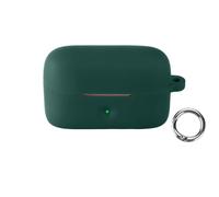pour Panasonic RB-C10, étui de Protection en Silicone pour écouteurs, Coque Antichoc avec Boucle pour Mousqueton，Vert