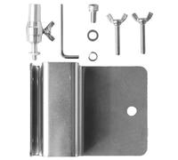 Pour Panneau Solaire, Acier Inoxydable 15 Cm 240 G | Support De Caméra De Montage Sur Gouttière De Grande Taille, Cette Pince Réglable Sans Perceuse Fournit Un Positionnement