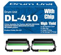 pour Pantum M6700D M6700DW M6800FDW M6802 M6802FDW M7100DN M7100DW Unité de Tambour Compatible avec Le Tambour d'imagerie DL-410,2PC-Black