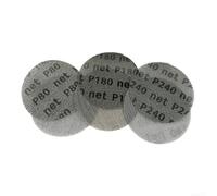pour papier de Verre Rond 5 Pouces pour anti-poussière pour Enduit | Design mesh spécial, empêche le colmatage, pour idéal pour enduits, ponçage à sec rapide, diamètre 5 pouces(80#)