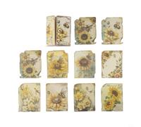 pour papier Journal Intime 30pcs pour Planner Créatif 14x11cm(1 Land of Bees)