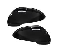 Pour Passat B8 Break Berline 2015-up 1 Paire Coques Rétroviseurs Extérieurs Noir Brillant