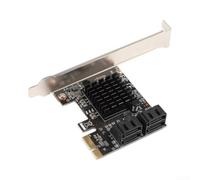 pour pcie x1 to pour sata 3.0 Card 4-Port 6Gbps Controller
