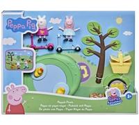 pour Peppa Cochon : Le Pique Nique + 9 Accessoires - 2 Figurines - Set Jouet Enfant Peppa Le Cochon avec 1 Carte Offerte