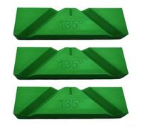 Pour perceuse de précision restaurateur d'angle pour une utilisation en atelier avec meuleuses d'établi standard pour rétablir les points de 118 degrés et 135 degrés (3 pièces, vert 135°)